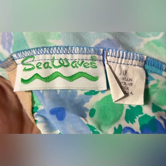 ❤️3/$15❤️Vintage SeaWaves Swim Dress Size 10 - Picture 5 of 5